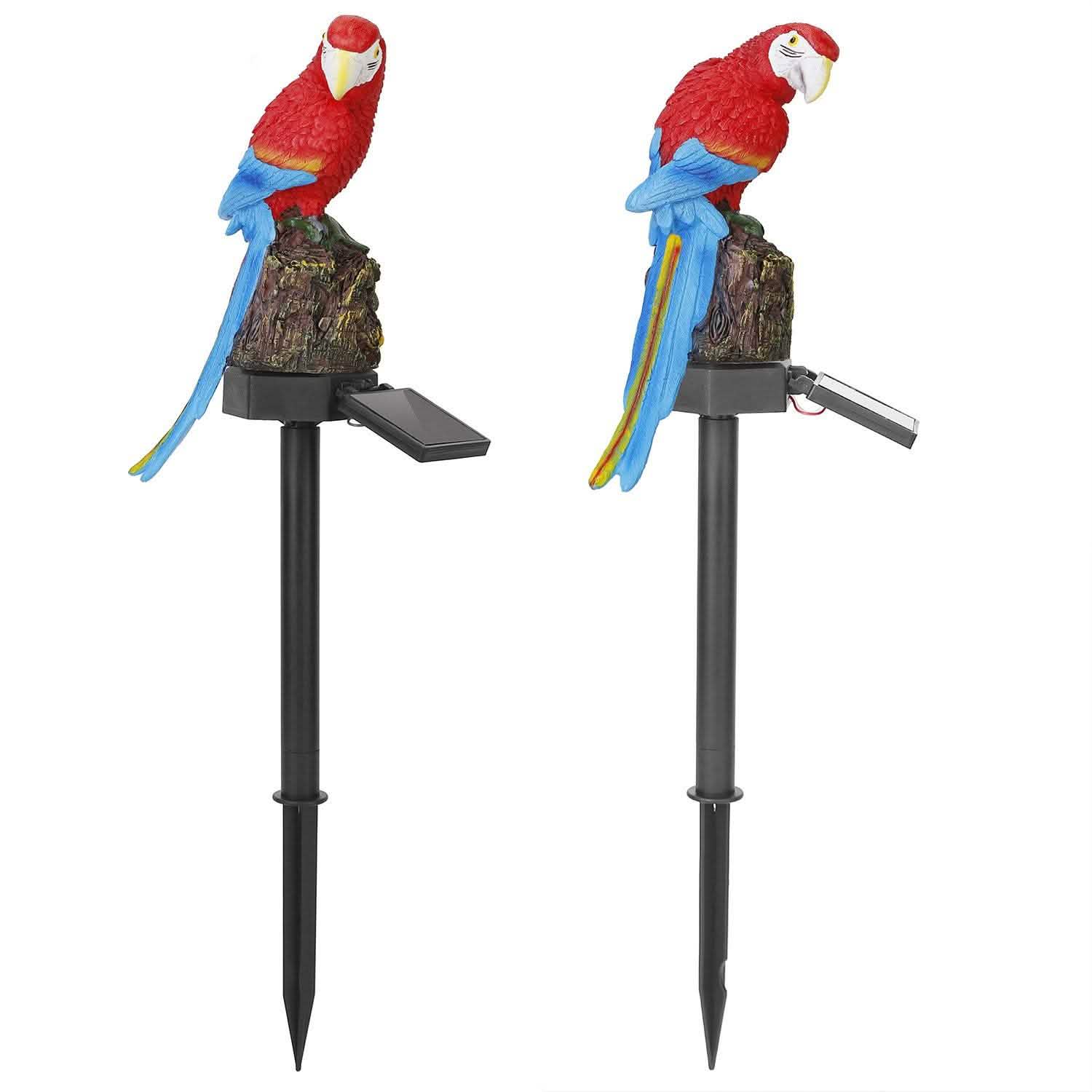Solar Powered Parrot Garden Light IP65 Waterproof LED by DailySale