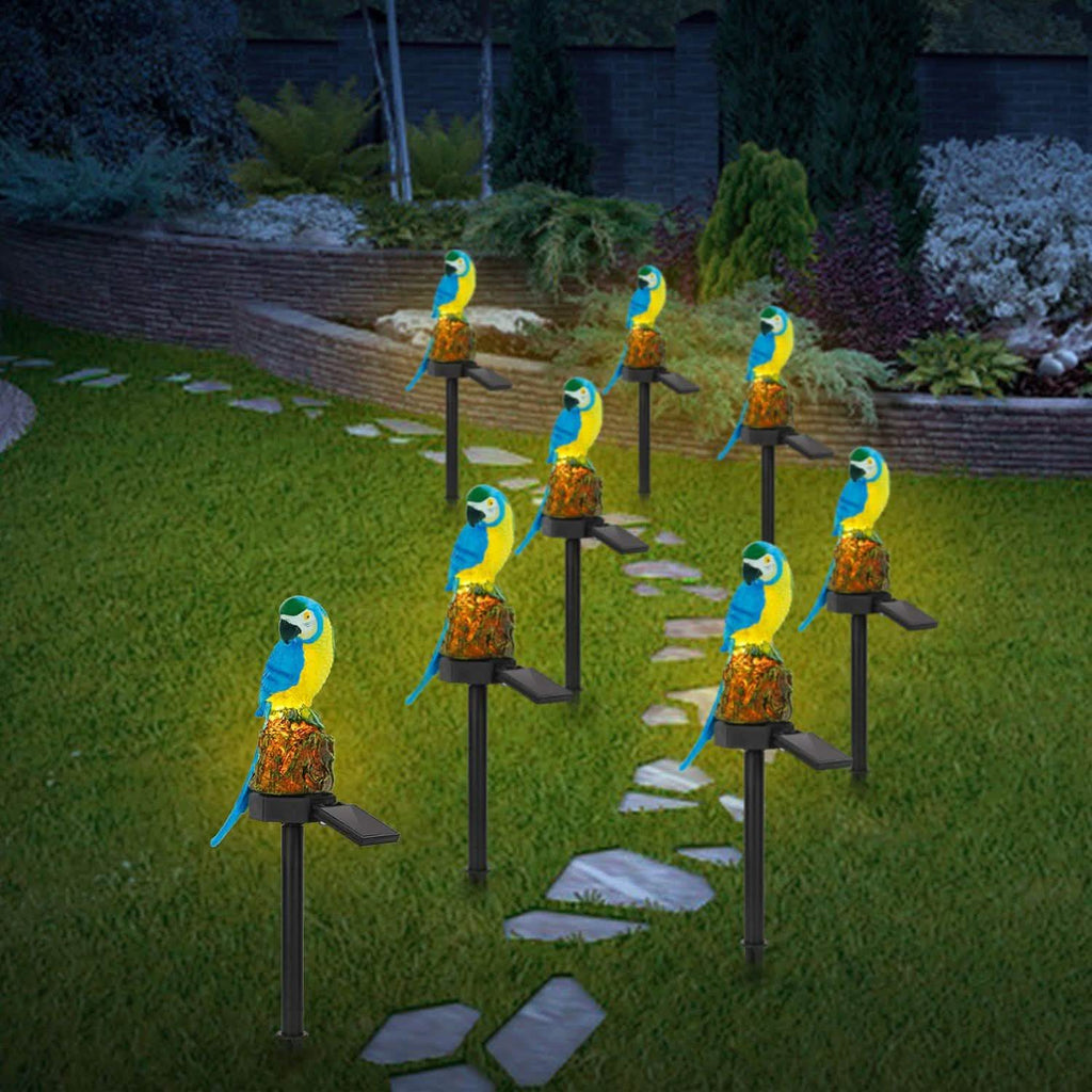 Solar Powered Parrot Garden Light IP65 Waterproof LED by DailySale