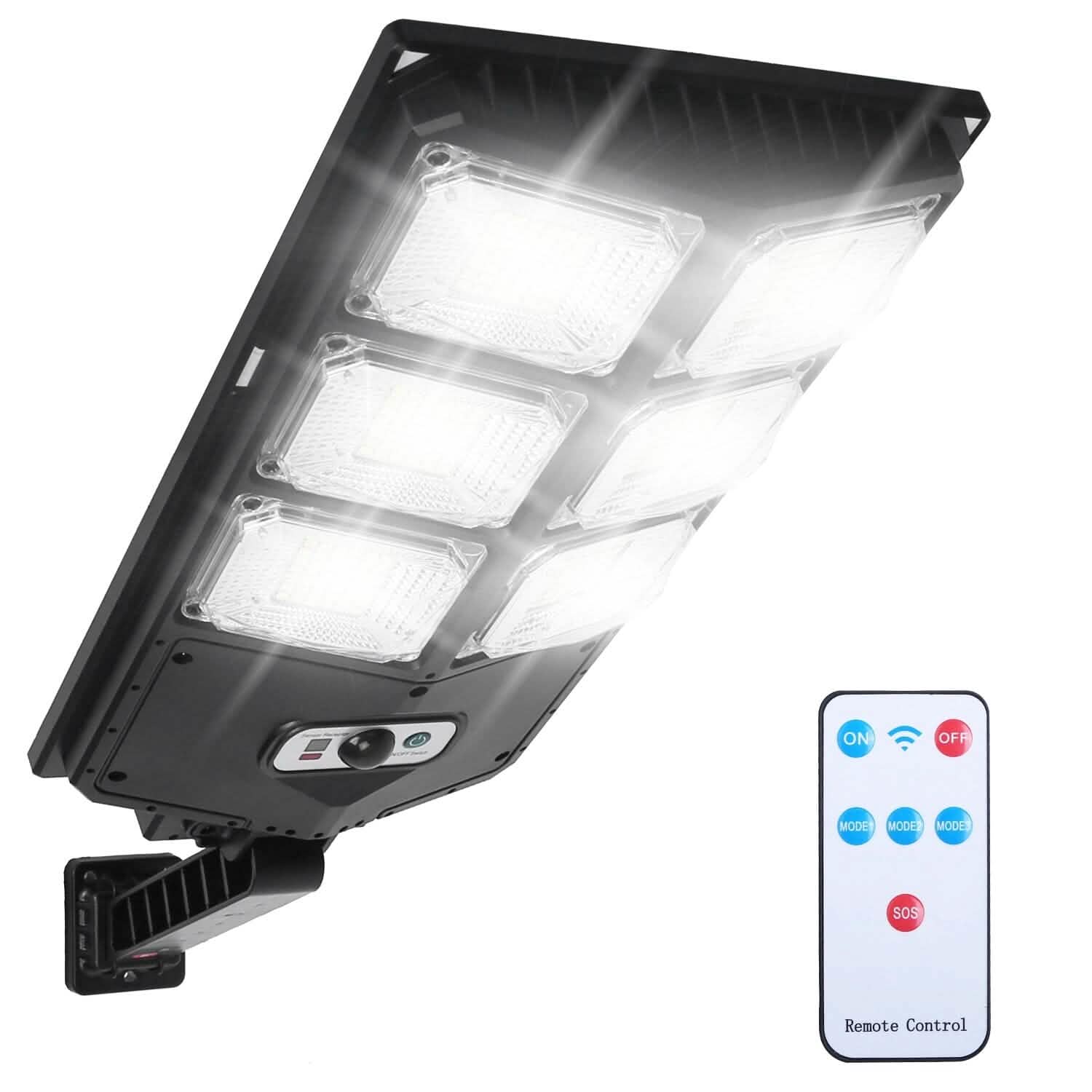 Solar Powered Wall Light Beads PIR Motion Sensor by DailySale