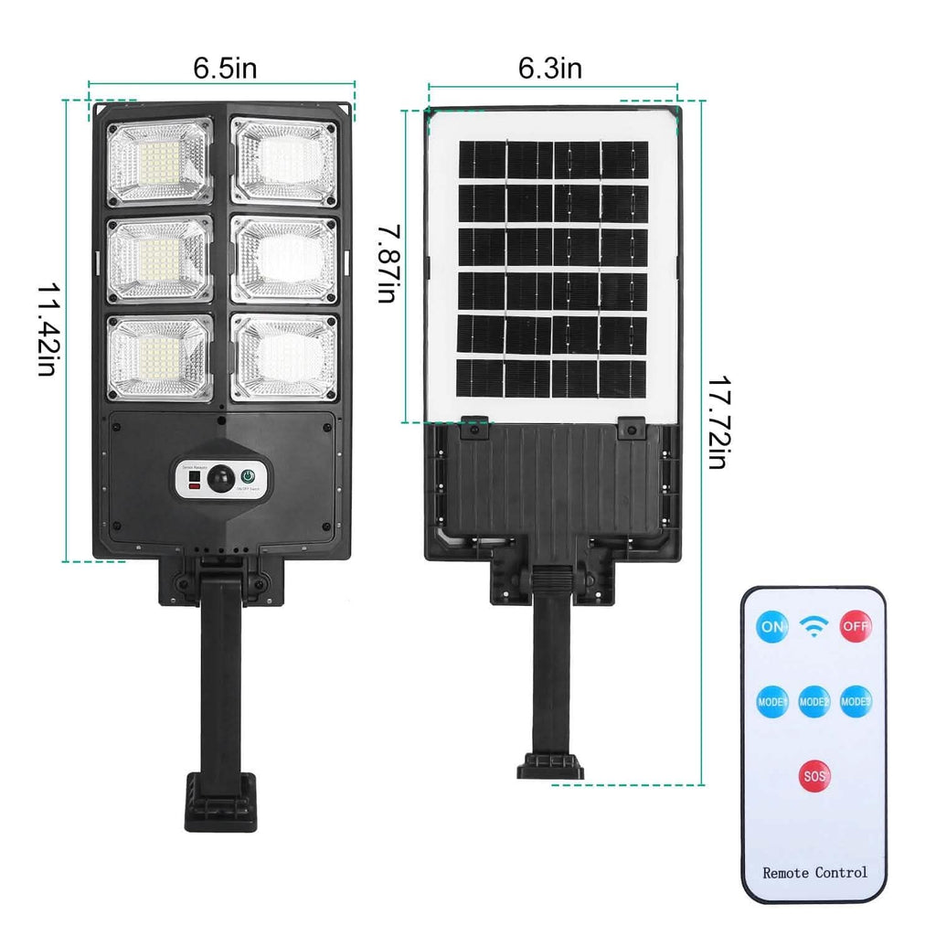 Solar Powered Wall Light Beads PIR Motion Sensor by DailySale
