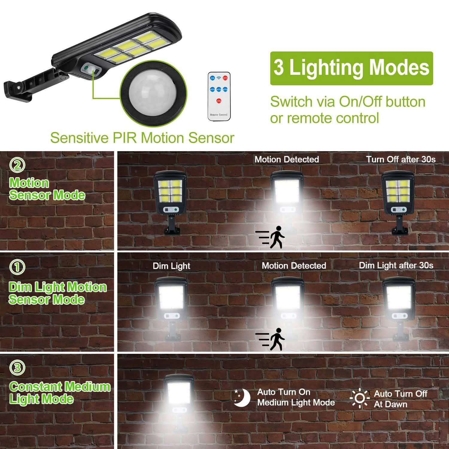 Solar Powered Wall Outdoor Lights by DailySale