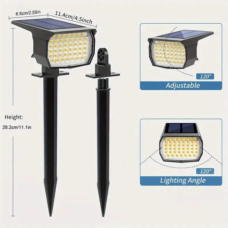 Solar Spot Lights and Solar Motion Sensor Spotlights by DailySale