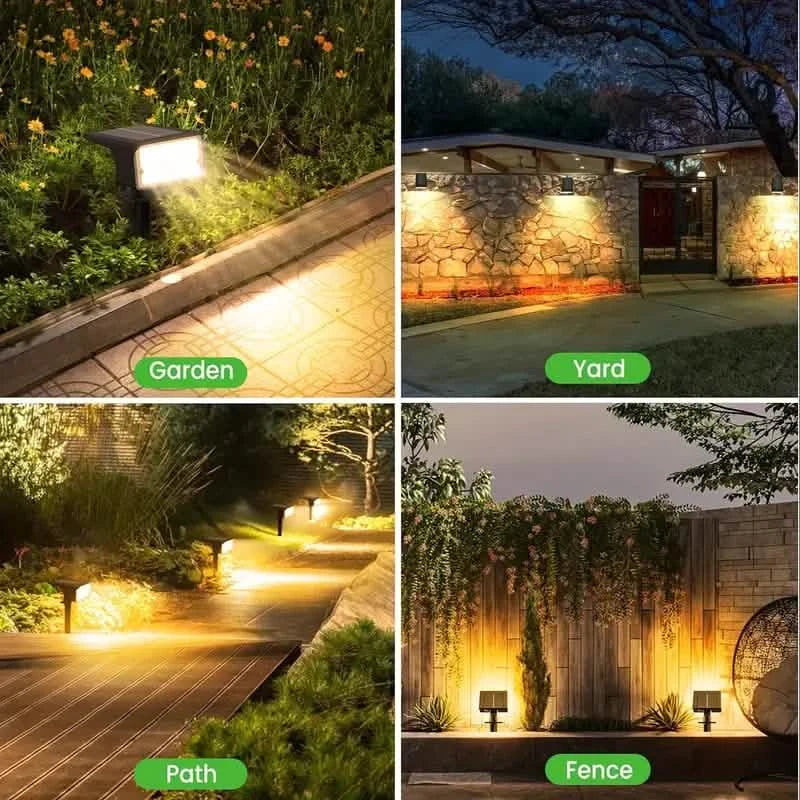 Solar Spot Lights and Solar Motion Sensor Spotlights by DailySale