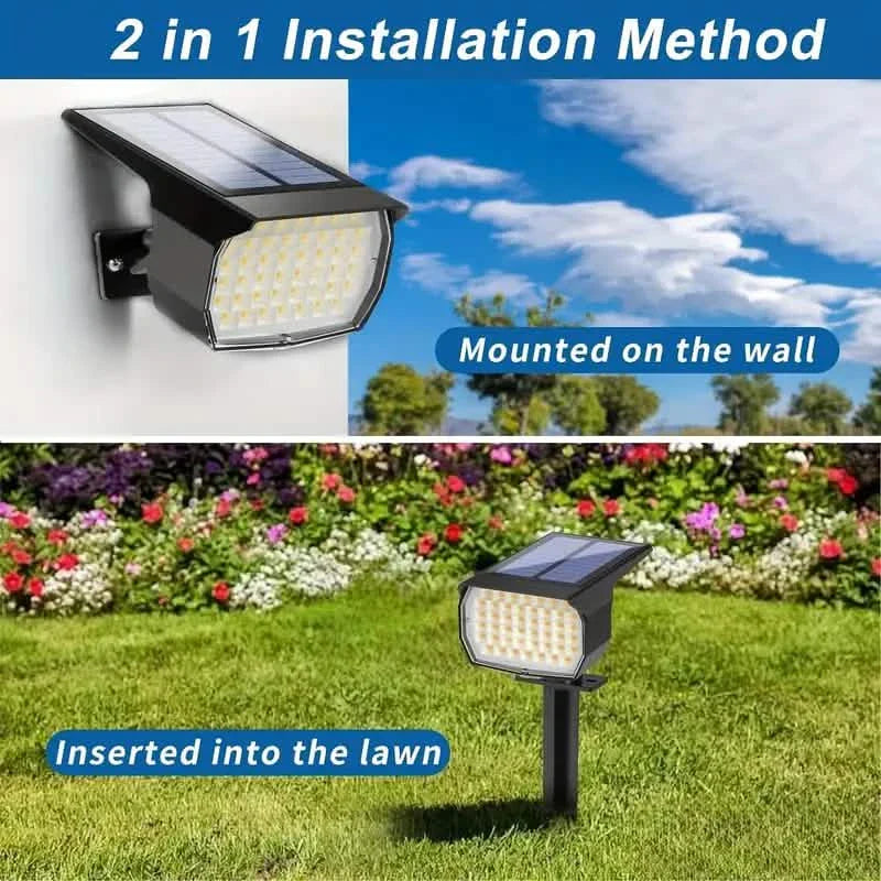 Solar Spot Lights and Solar Motion Sensor Spotlights by DailySale