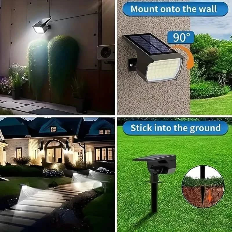 Solar Spot Lights and Solar Motion Sensor Spotlights by DailySale