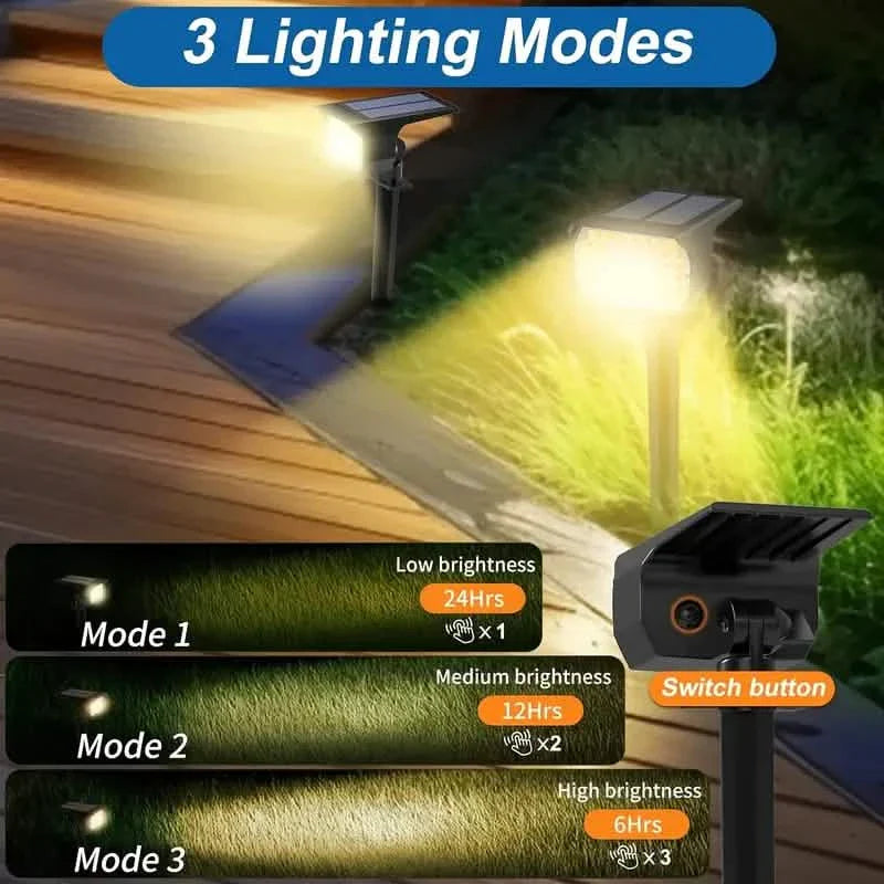 Solar Spot Lights and Solar Motion Sensor Spotlights by DailySale
