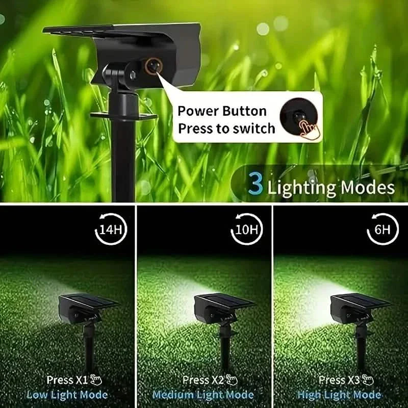 Solar Spot Lights and Solar Motion Sensor Spotlights by DailySale