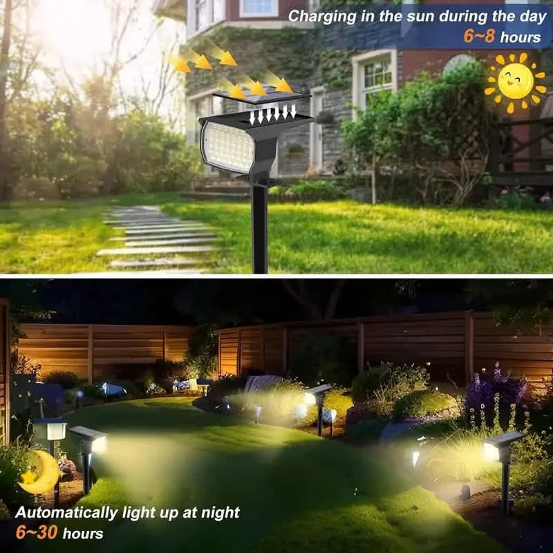 Solar Spot Lights and Solar Motion Sensor Spotlights by DailySale