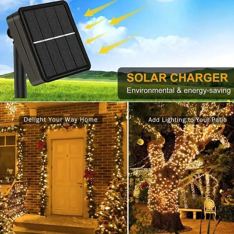 Solar String Lights Outdoor Waterproof by DailySale