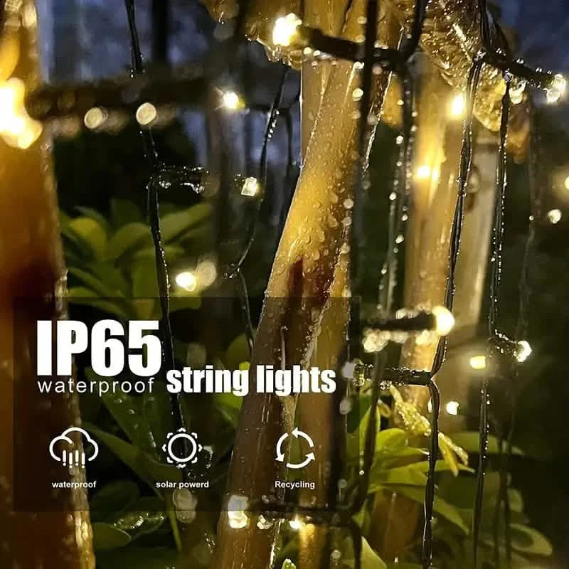 Solar String Lights Outdoor Waterproof by DailySale