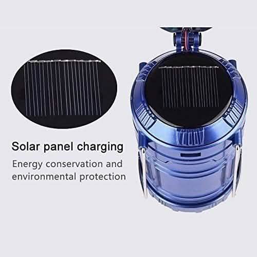 Solar USB Charging Tent Light + Fan by DailySale