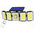 Solar Wall Light with 5 Adjustable Angle Heads by DailySale