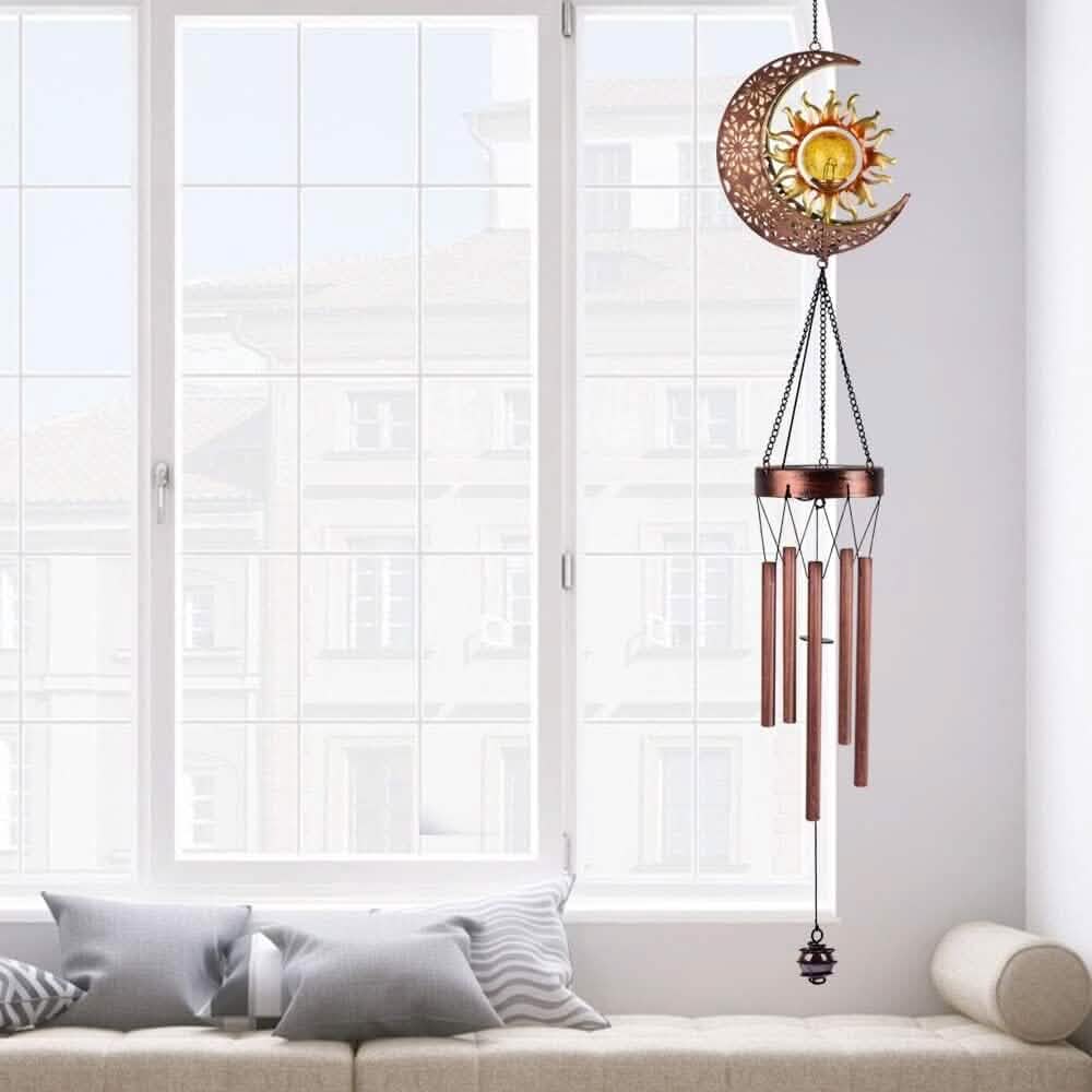 Solar Wind Chimes Garden Decorative Wind Chime Light by DailySale