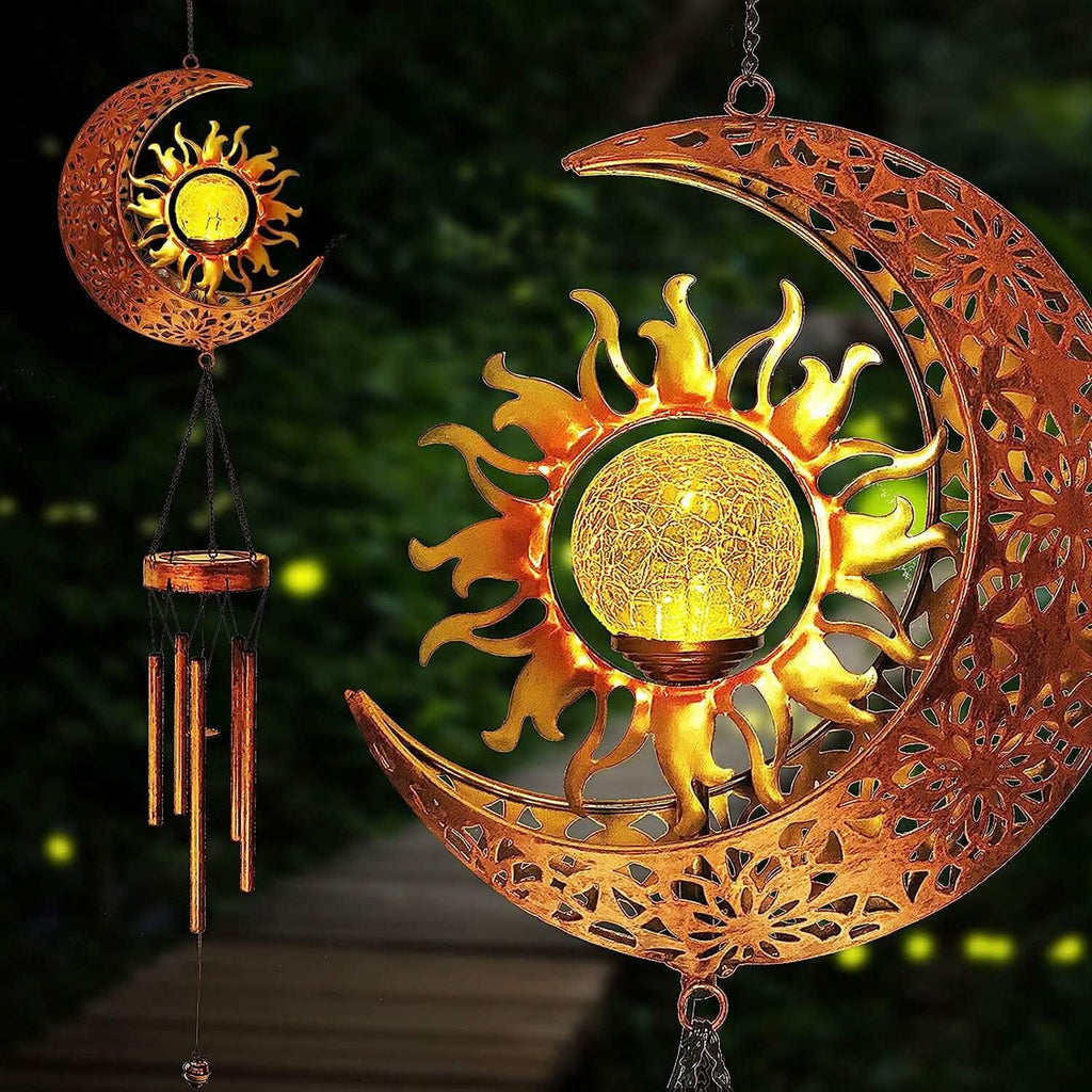 Solar Wind Chimes Garden Decorative Wind Chime Light by DailySale