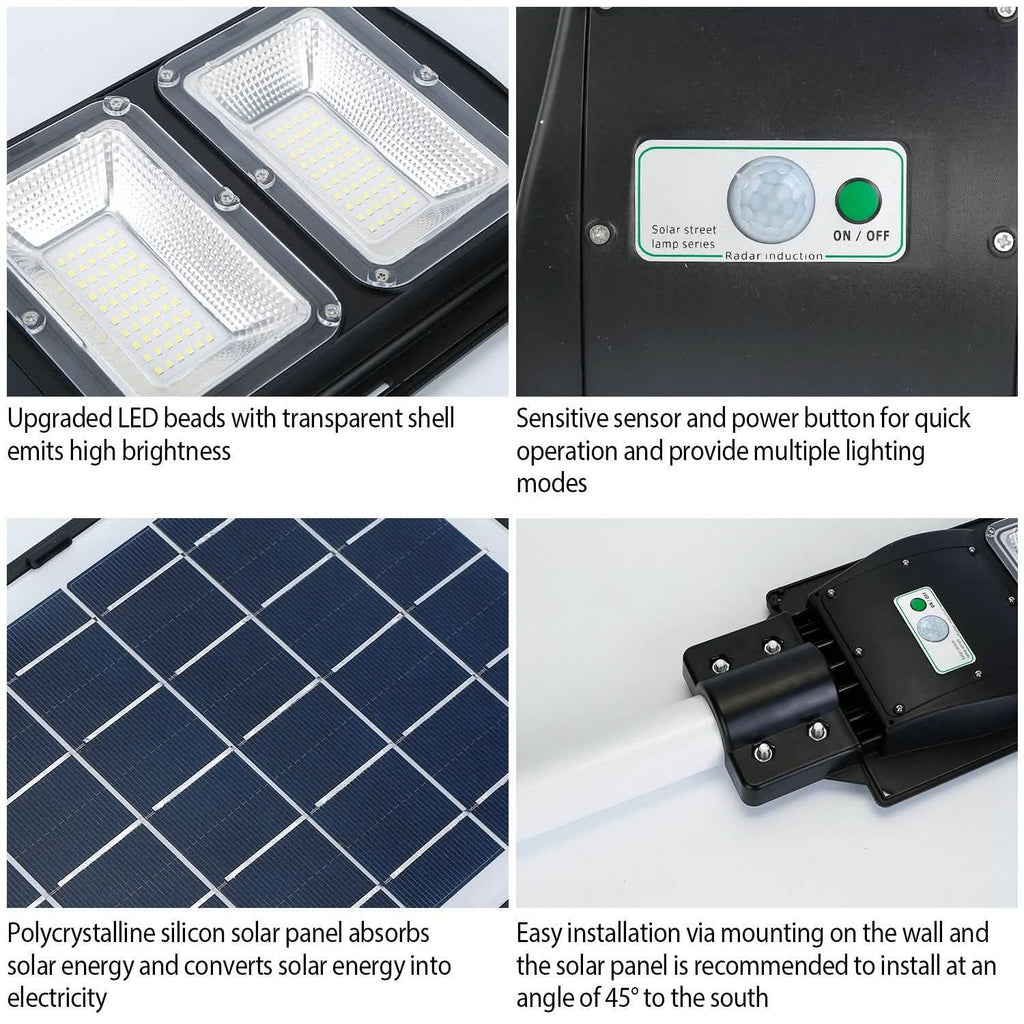 Solar Wireless IP65 Waterproof Street Path Light by DailySale