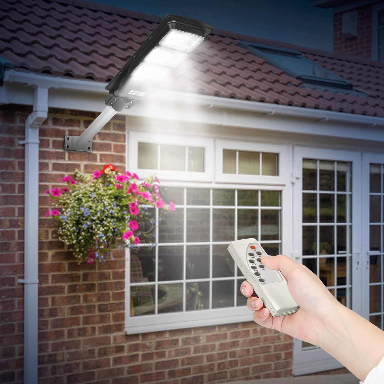 Solar Wireless IP65 Waterproof Street Path Light by DailySale