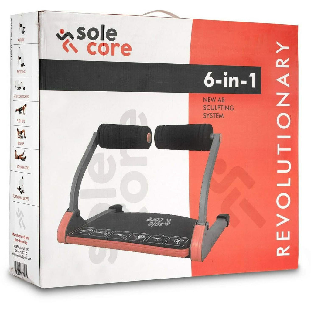 SoleCore Smart Fitness Equipment 6-in-1 Ab Sculpting System by DailySale