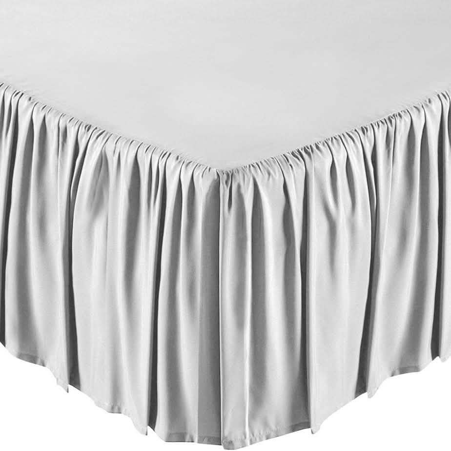 Solid Color Bed Skirt - Assorted Styles