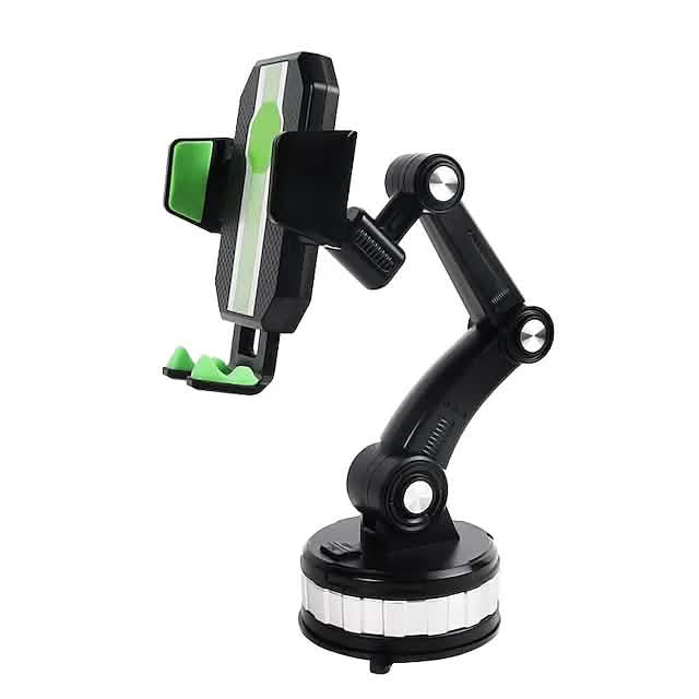Solid & Durable Car Phone Holder Mount for Dashboard Windshield Long Arm Strong Suction Cell Phone Car Mount by DailySale