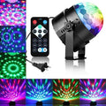 Sound Activated Rotating Disco Ball Party Lights Strobe Light by DailySale
