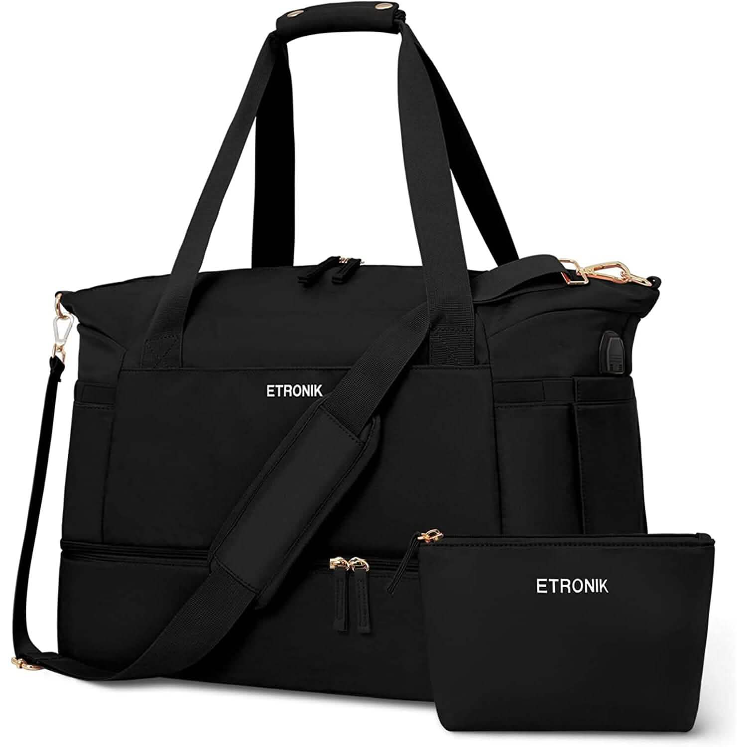 Sports Travel Duffel Bag with USB Charging Port by DailySale