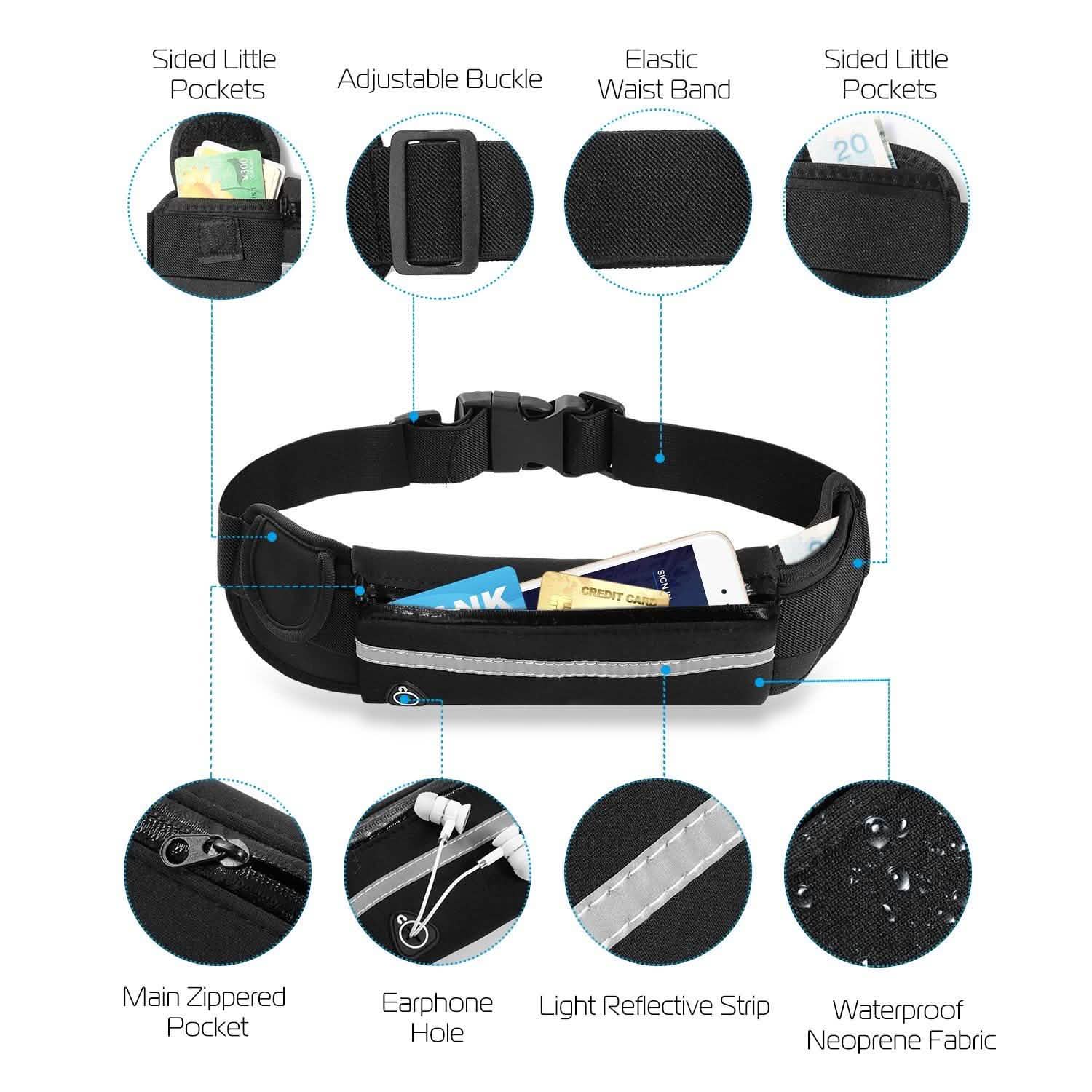 Sports Waist Bag Running Belt Pack by DailySale