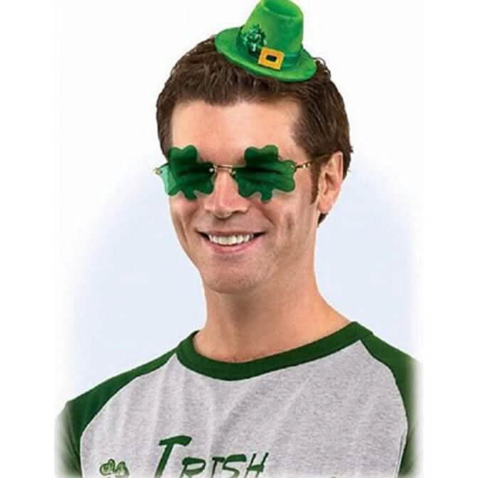 St. Patrick’s Day Irish Shamrock Sunglasses by DailySale