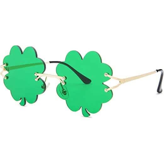St. Patrick’s Day Irish Shamrock Sunglasses by DailySale