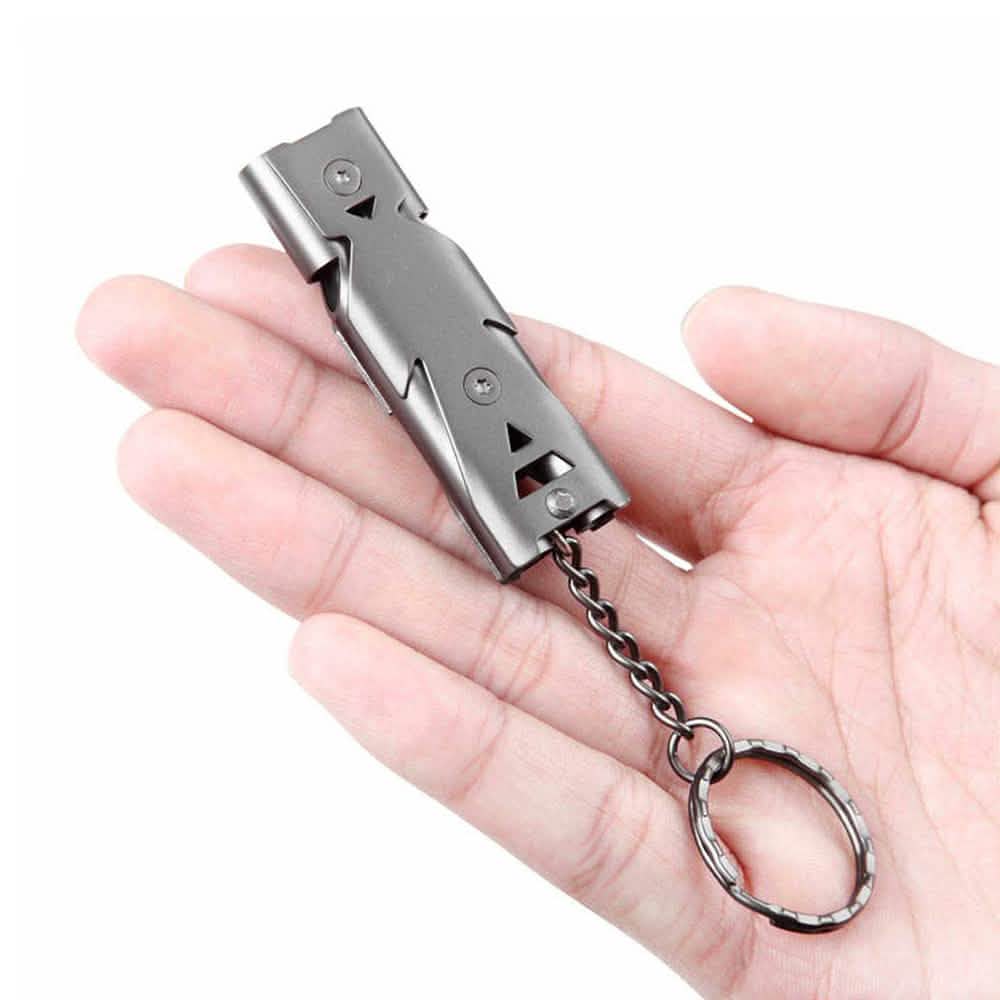Stainless Emergency Outdoor Survival Whistle by DailySale