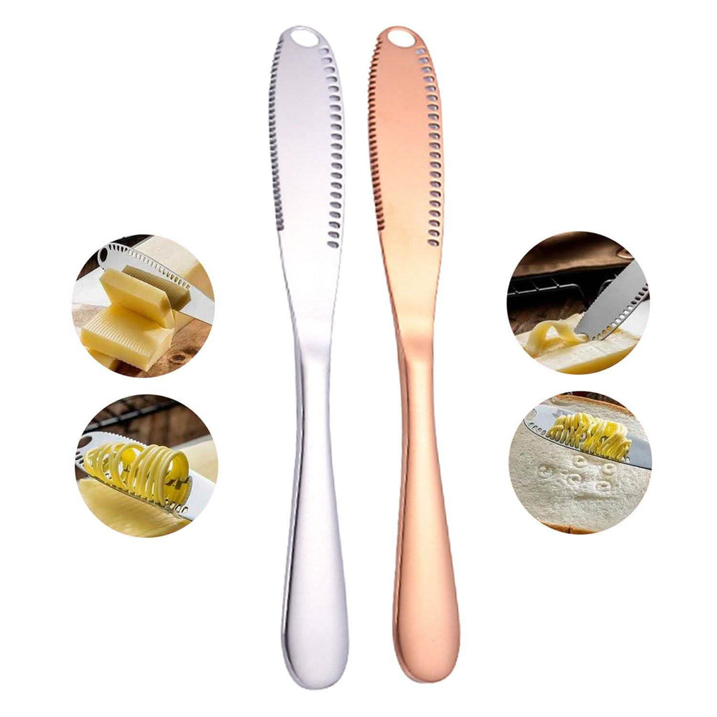 Stainless Steel And Copper Butter Spreader Cutter Slicer Knife by DailySale