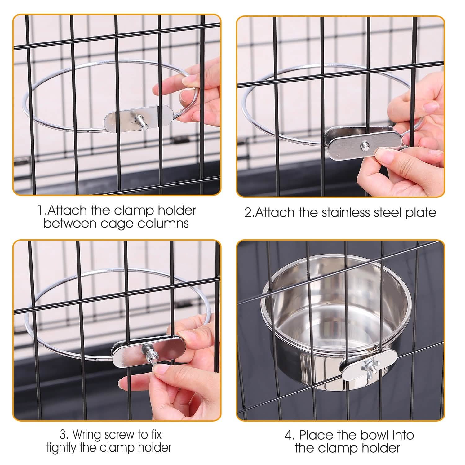 Stainless Steel Dog Pet Bowl by DailySale