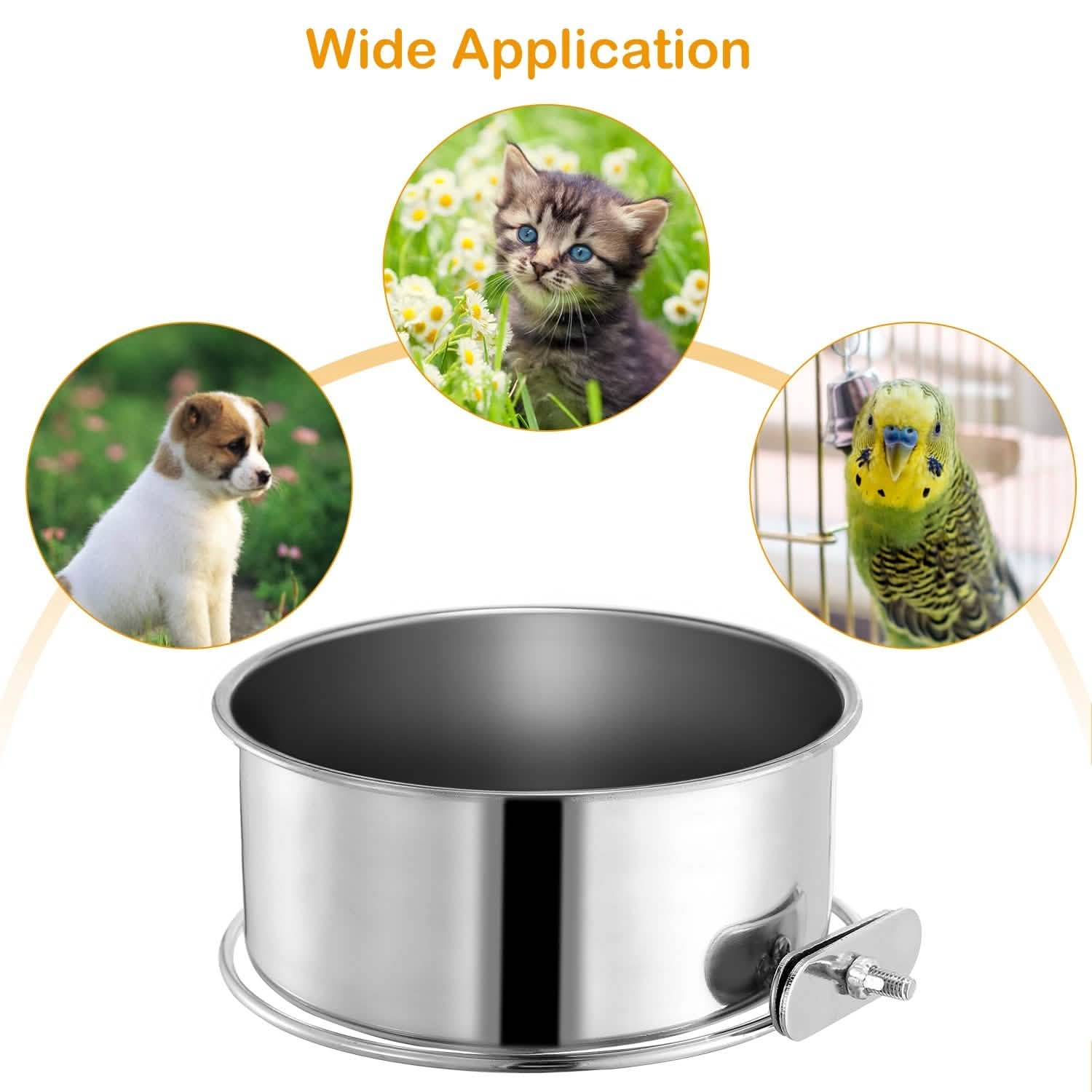 Stainless Steel Dog Pet Bowl by DailySale