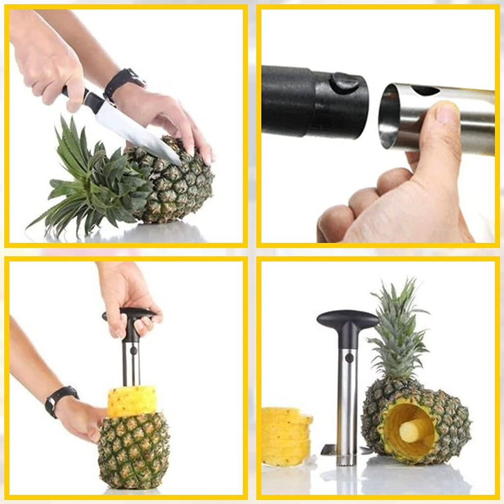 Stainless Steel Fruit Pineapple Peeler Cutter by DailySale