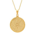 Stainless Steel Lord's and Serenity Prayer Pendant for Women