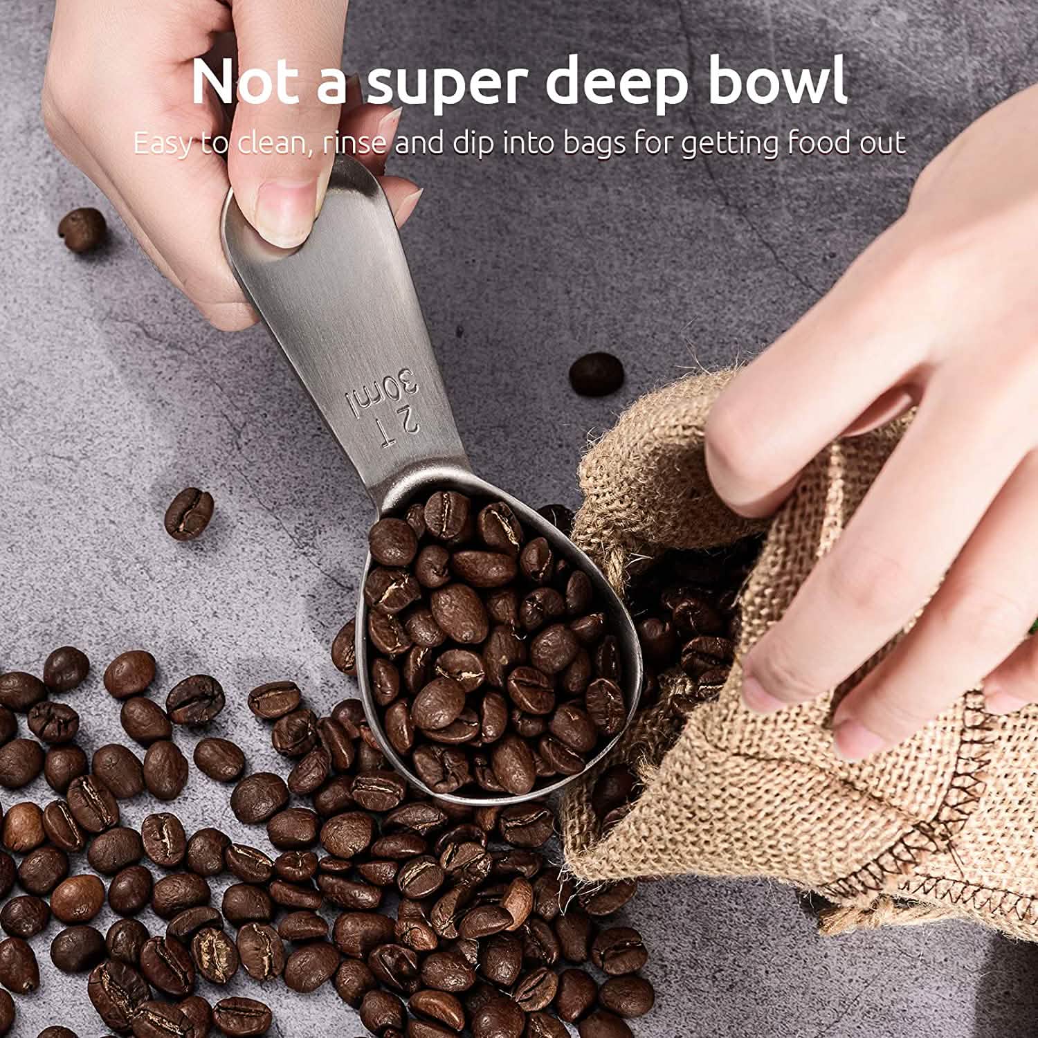 Stainless Steel Measuring Coffee Scoop by DailySale
