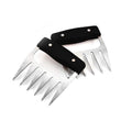 Stainless Steel Meat-Shredding Claws with Wooden Handle by DailySale