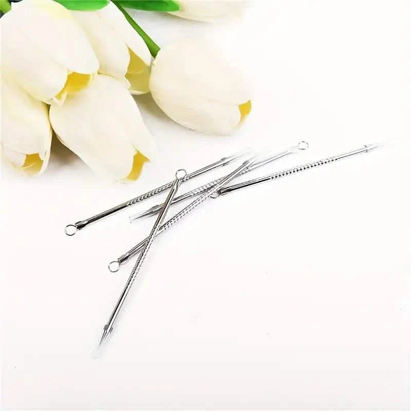 Stainless Steel Pimple Extractor Blackhead Removal Tool For Blemish Whitehead Popping Acne by DailySale
