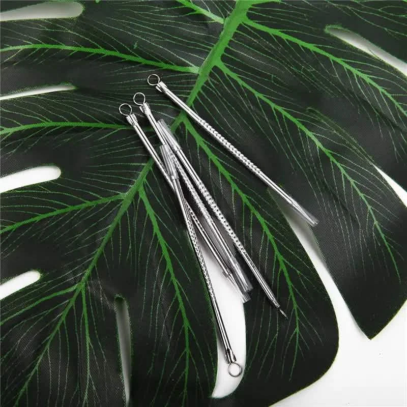 Stainless Steel Pimple Extractor Blackhead Removal Tool For Blemish Whitehead Popping Acne by DailySale