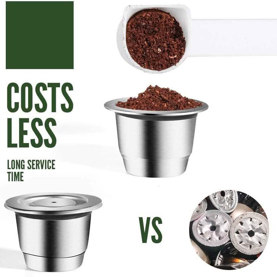 Stainless Steel Refillable Coffee Espresso Capsules by DailySale