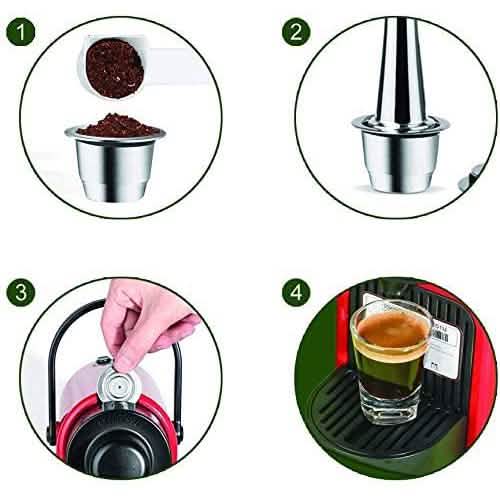 Stainless Steel Refillable Coffee Espresso Capsules by DailySale