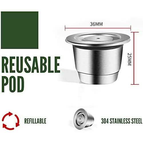Stainless Steel Refillable Coffee Espresso Capsules by DailySale