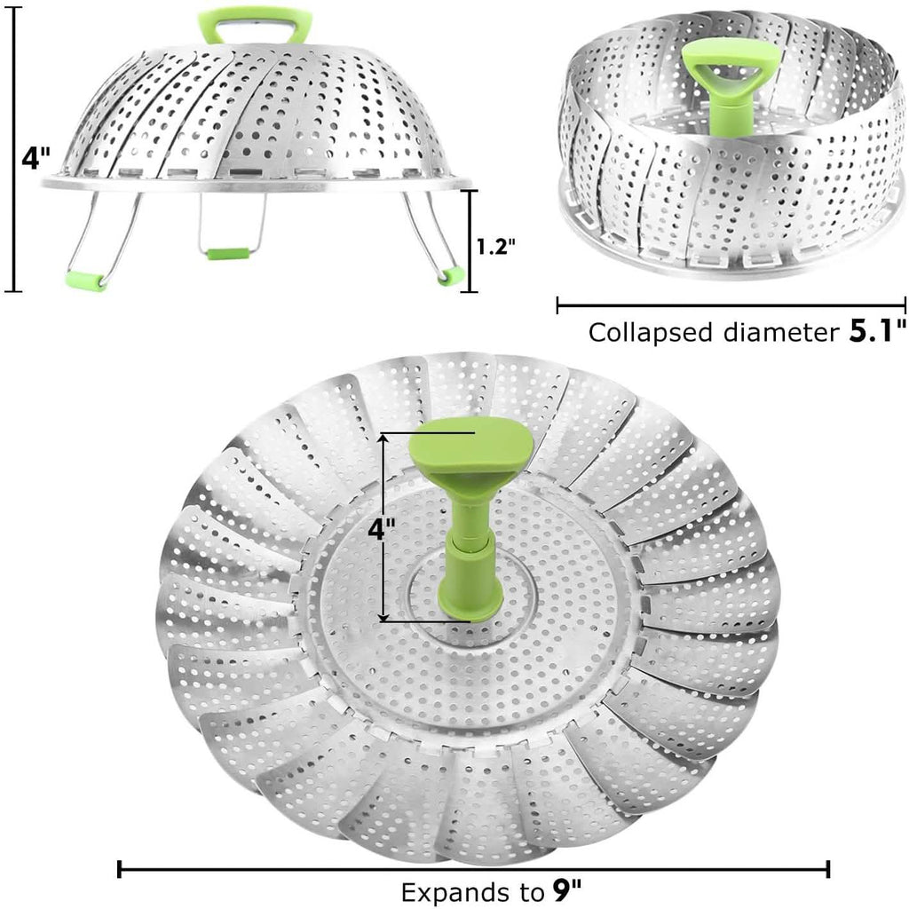 Stainless Steel Vegetable Steamer Basket by DailySale