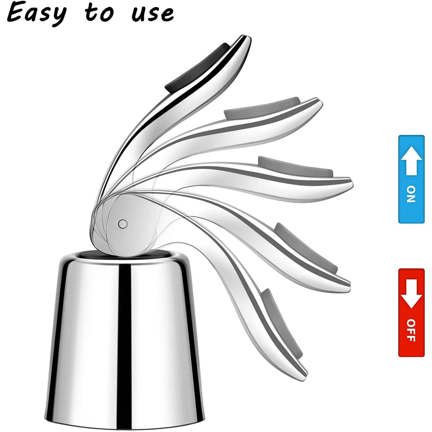 Stainless Steel Wine Bottle Stopper by DailySale