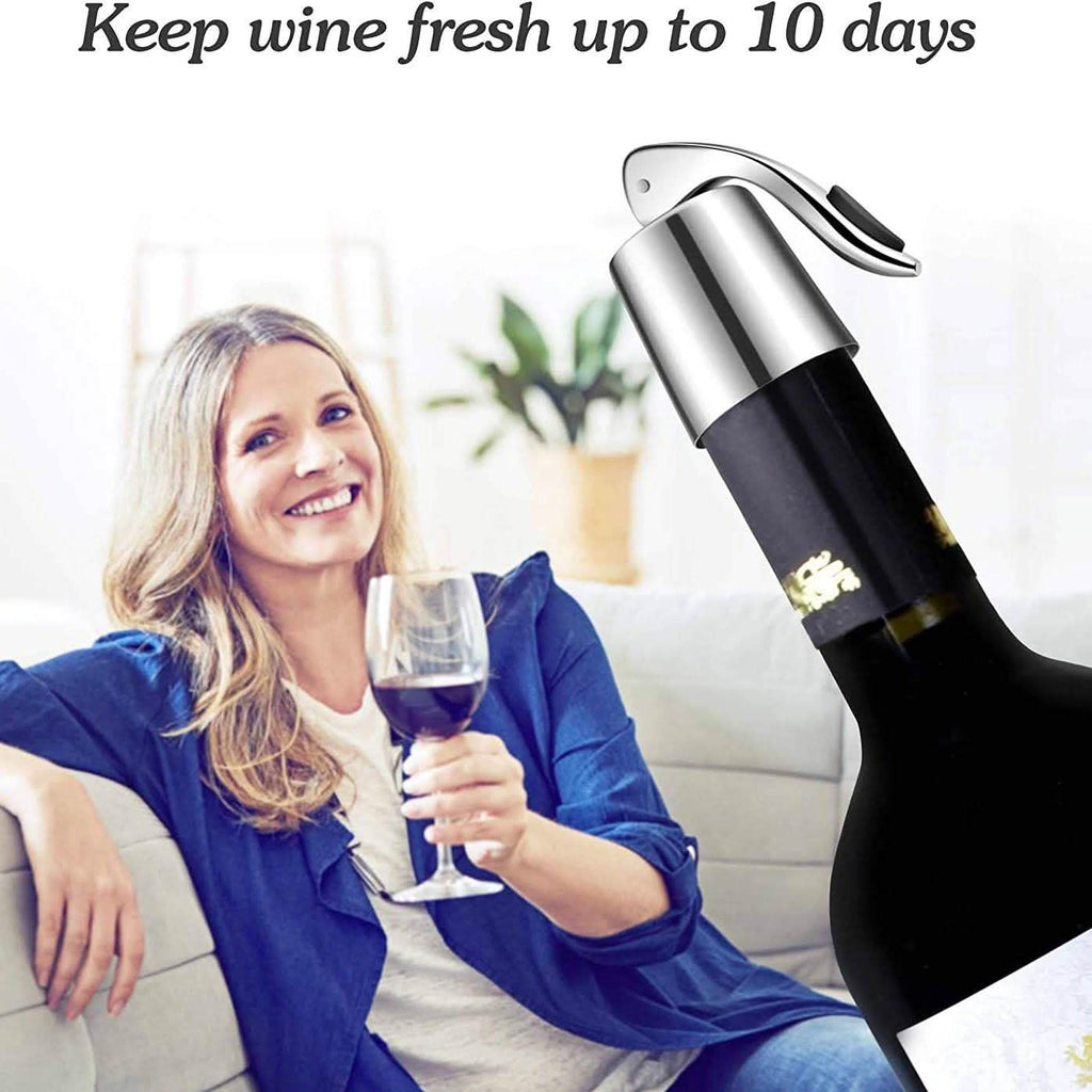 Stainless Steel Wine Bottle Stopper by DailySale
