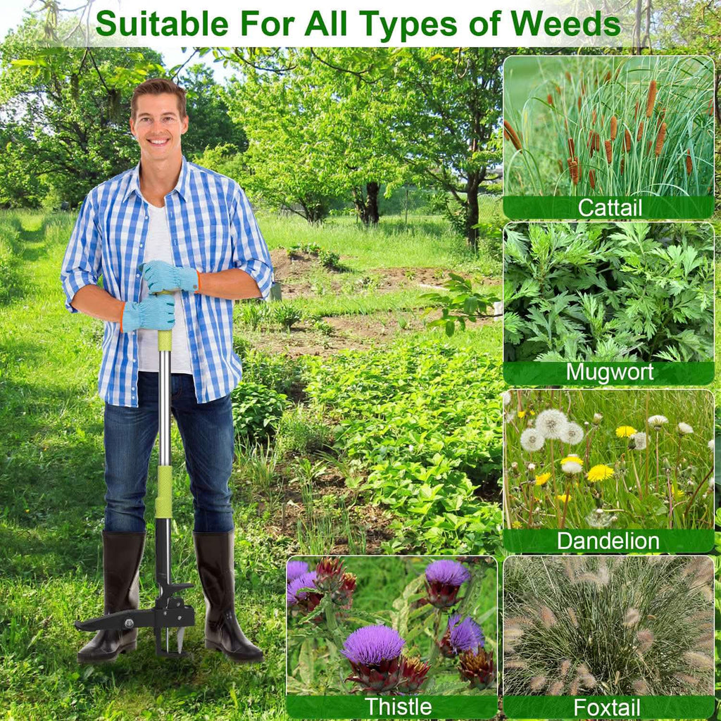 Standup Aluminum Weed Puller with 4 Claws by DailySale