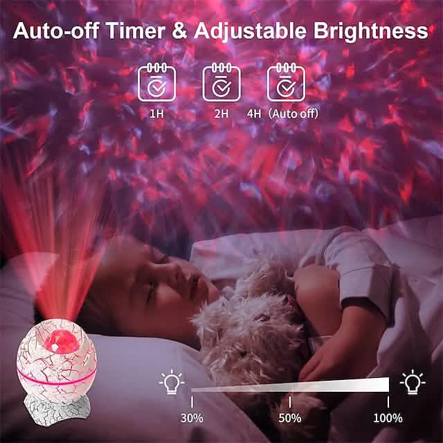 Star Projector Bluetooth Speaker LED Night Light by DailySale