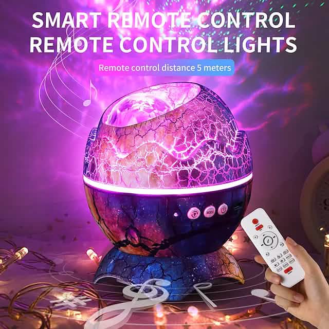 Star Projector Bluetooth Speaker LED Night Light by DailySale