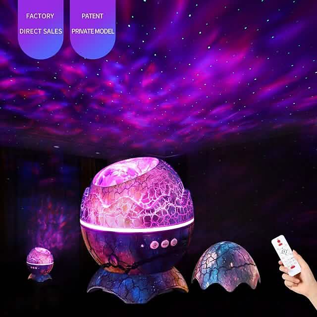 Star Projector Bluetooth Speaker LED Night Light by DailySale