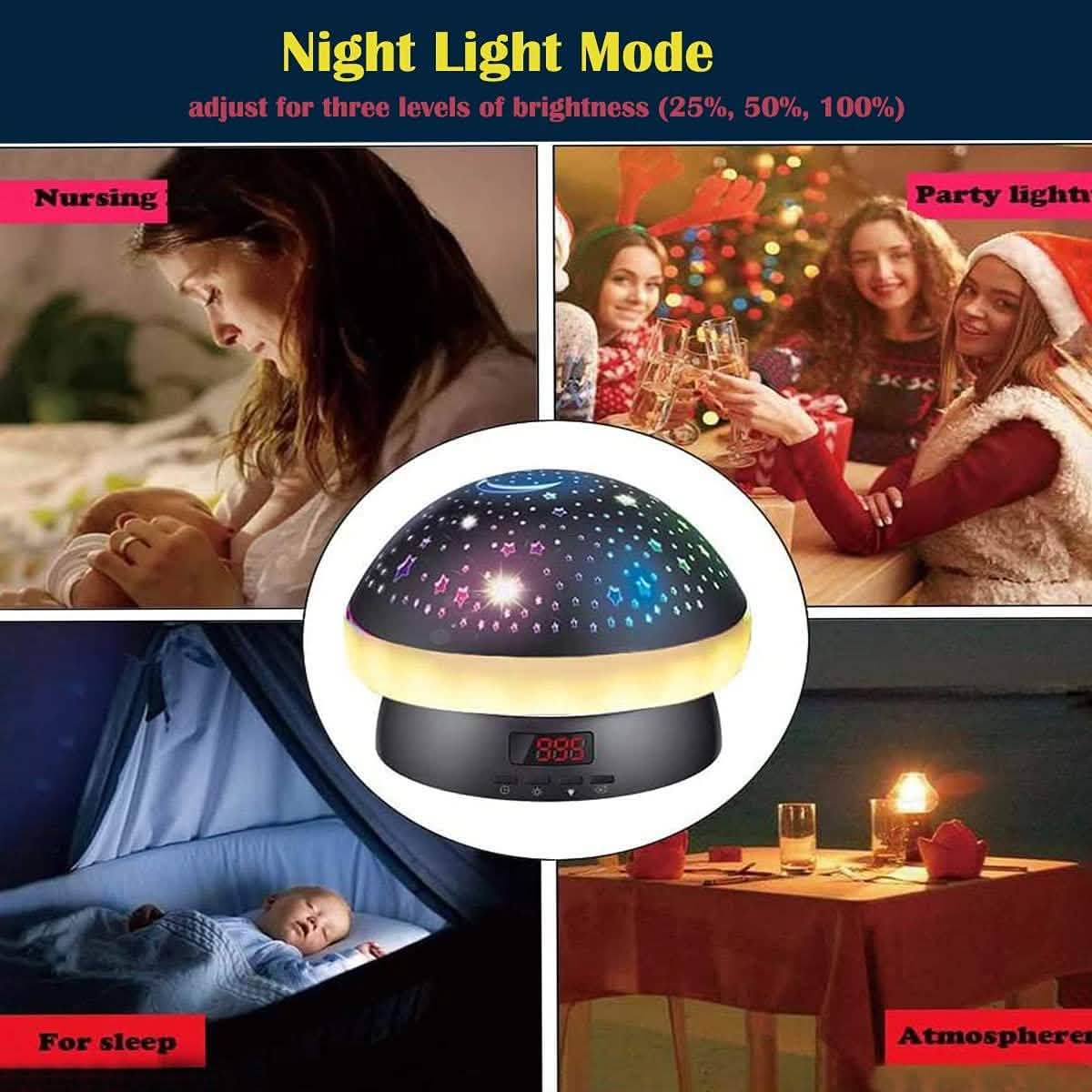 Star Projector Night Light for Kids by DailySale