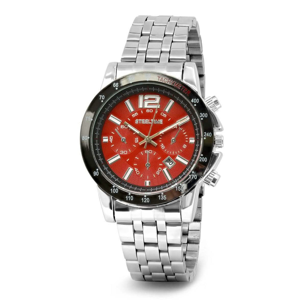 SteelTime Men's Stainless Steel Watches